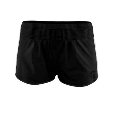 Imagem de Short Braziline Flamengo Feminino Sand - Preto-Unissex