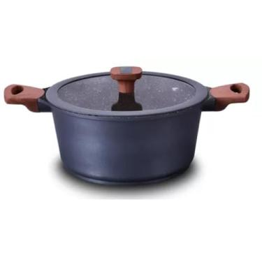 Imagem de MTA CACAROLA TITANIUM N°28/6,4L - DE ALUMINIO INJETADO COM CERAMICO COR CINZA