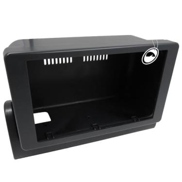 Imagem de Moldura 2 Din Chi/Jap Fiat Uno Mille 94/13 Fiorino 97/13 Elba 94/96 Prêmio 94 -Chassi Curto - Cinza