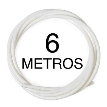 Imagem de Mangueira Para Filtro Purificador Bebedouro 1/4 - 6 Metros (Branca) - 