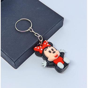 Imagem de Chaveiro com Pingente Mini Boneco 3D emborrachado Super Heróis Homem A