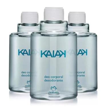 Imagem de Kit Refil Desodorante Corporal Kaiak Masculino - 3 unidades - Natura
