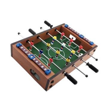 Imagem de Pebolim Mesa De Jogo De Futebol Infantil 6 Jogadores Placar - Bangtoys