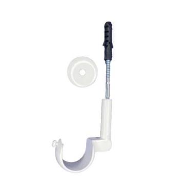 Imagem de Suporte Simples de Teto para Varão de Cortina 19mm - ART DECORAR, Bran