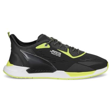 Imagem de PUMA Tênis masculino Mapf1 Zenonspeed com cadarço casual - preto, Preto, 44