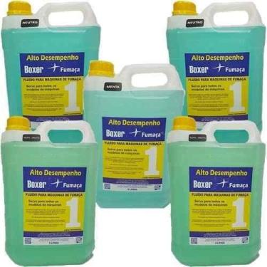 Imagem de Kit Com 5 Fluídos Sortidos Máquina De Fumaça 5 Litros Boxer