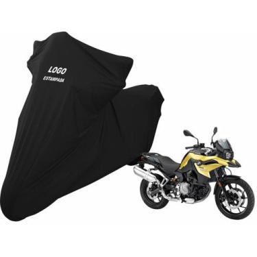 Imagem de Capa De Tecido Para Cobrir Moto BMW F 750 GS Com Logo - Mz, Preta