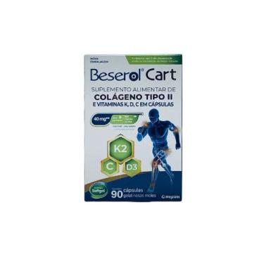 Imagem de Kit 2 Colágeno Não Hidrolisado Tipo 2 Beserol Cart 90 Cáps - Megalabs