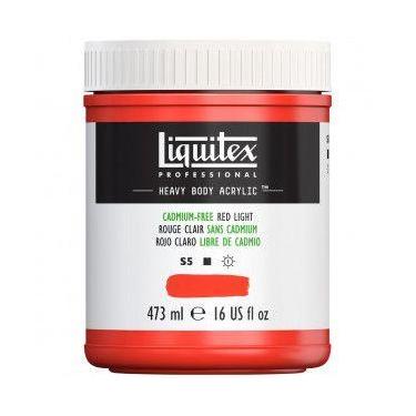 Imagem de Tinta Acrílica Liquitex Heavy Body 473ml S4 Cadmium Free Red Light