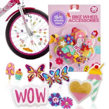 Imagem de Acessórios de raio de roda de bicicleta para crianças - Decorações e acessórios divertidos de bicicleta para meninos e meninas - lembrancinhas de festa, brinquedos para atividades ao ar livre - Tema