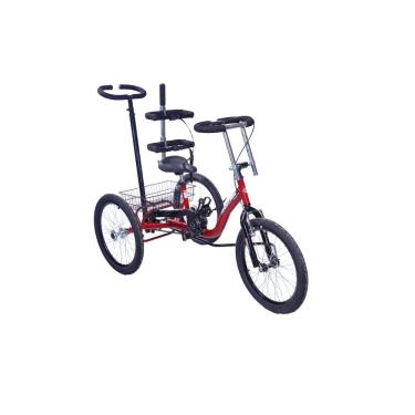Imagem de Triciclo Adaptado aro 20 Vermelho - Dream Bike