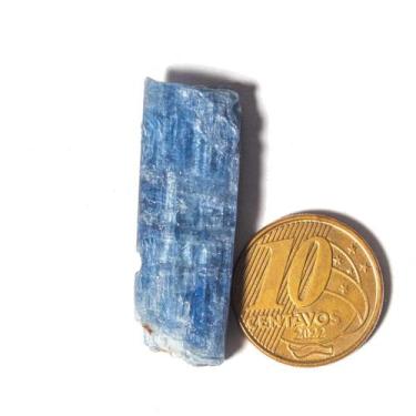 Imagem de 01 Cianita Azul Lamina Bruto Pedra Natural 25 a 45mm Tipo B - Cristais