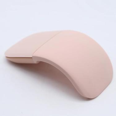 Imagem de PWireless Arc Touch Mouse – Mouse silencioso dobrável portátil para computador, Mac OS, laptop, notebook (rosa macio)