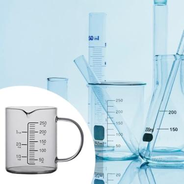 Imagem de ＫＬＫＣＭＳ 3x Copo de Medição em Vidro, Utensílio de Cozinha, Capacidade 250ml