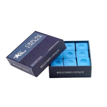 Imagem de CRICAL Giz de taco de sinuca premium para piscina nano tecnologia bastão de bilhar acessórios de bilhar azul