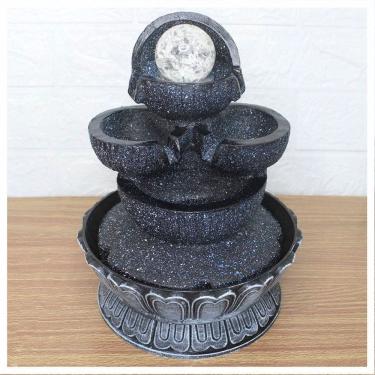 Imagem de Fonte De Água Decorativa Cascata 4 Quedas Luz De Led Bivolt