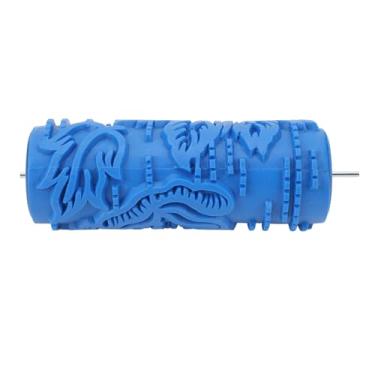 Imagem de Rolo de pintura padrão 5 polegadas, textura decorativa, rolo de arte, ferramentas de parede, gravação macia, rolo de borracha texturizada para roupas, cobertores, cortinas