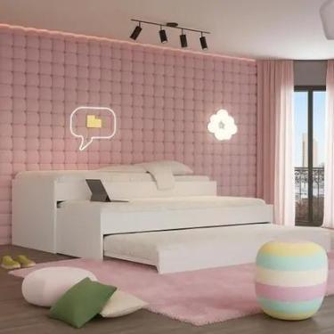 Imagem de Tricama para Colchão 88x188cm Marshmallow Multimóveis BB0739, Branco