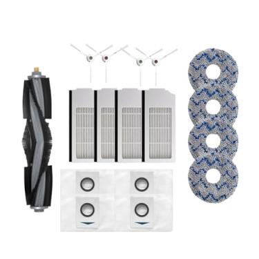 Imagem de Accessories Compatible With Ecovacs Deebot X1 OMNI Turbo / T10 OMNI Turbo/Yeedi KK Dust Bags Hepa Filter Main Side Brush Mop Cloth Parts(17pcs)
