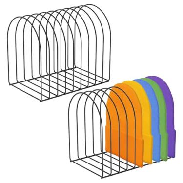 Imagem de KTZCTPCA Organizador de touca de lã, suporte de chapéu que economiza espaço para mesa, suporte de arame de malha resistente, organizador de gorro para exibição de bonés e organizador limpo e