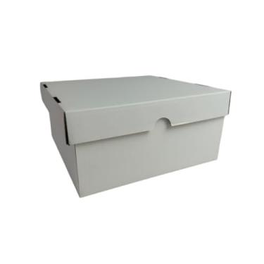 Imagem de Kit 10 Caixas Práticas para Bolo, Torta e Confeitaria durável e fácil de transportar proteção adequada para doces embalagem prática e versátil(25x25x12)