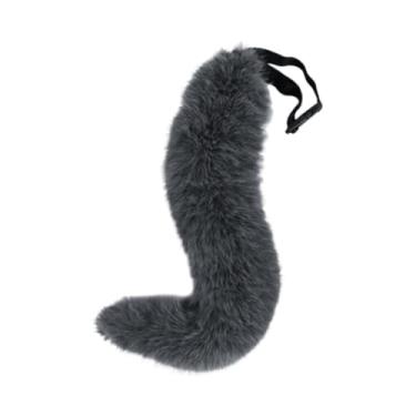 Imagem de KiBcsLic Fantasia de rabo de animal falso, acessórios de fantasia para festa temática de teatro, adereços para fotos e palco
