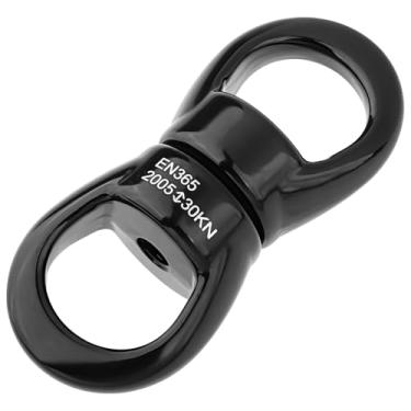 Imagem de byepica Conector giratório de corda de escalada de alumínio resistente, força de 30 kn, ideal para ambientes externos, capacidade de carga 6613