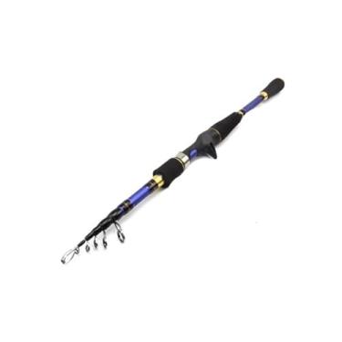 Imagem de Vara de Pesca de Viagem Vara de pesca telescópica carbono M Power Fast 1,8 m - 2,7, vara isca para truta, 7-28 g, 12-25 lb, viagem(2.7m)