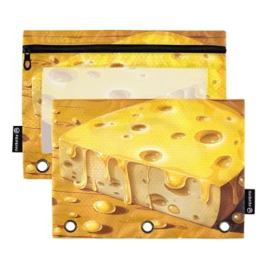 Imagem de Wassud Pacote com 2 pastas para fichário com 3 furos, pasta organizadora de arquivos para casa, escritório