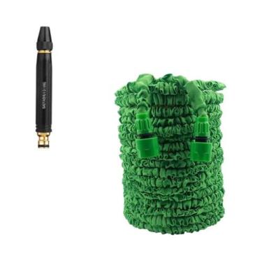 Imagem de Conjunto De Mangueira Mágica Retrátil De Alta Pressão Para Lavagem De 