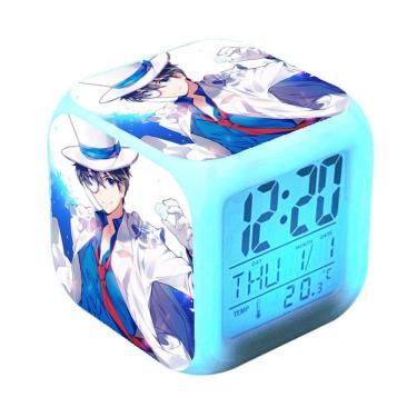 Imagem de Despertador Kaitou Kidd Square LED digital com despertador