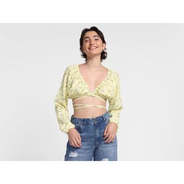 Imagem de Top Cropped Vista   Manga Longa Amarração-Unissex