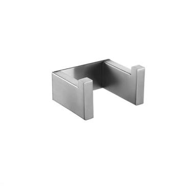 Imagem de Conjunto de ferragens de banheiro, suportes de papel higiênico, toalheiros pretos foscos para banheiro, escova de vaso sanitário, ganchos de parede, SS, gancho de roupão