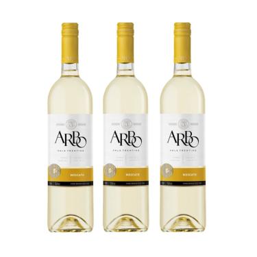 Imagem de Kit Vinho Arbo Moscato Branco Seco Casa Perini 750ml 3unid