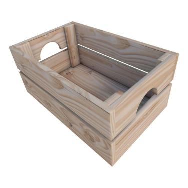 Imagem de Cubos Prateleiras Aéreas Tipo Caixote De Feira Decorativo