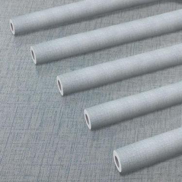Imagem de Kit 5 Un de Papel de Parede Adesivo Modelo Linho Casual Jeans 500x60cm