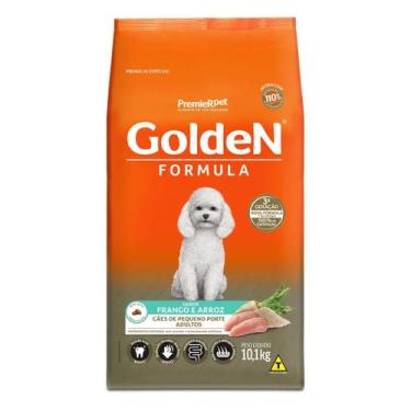 Imagem de Ração Golden Fórmula Cães Adultos Mini e Pequeno sabor Frango e Arroz 