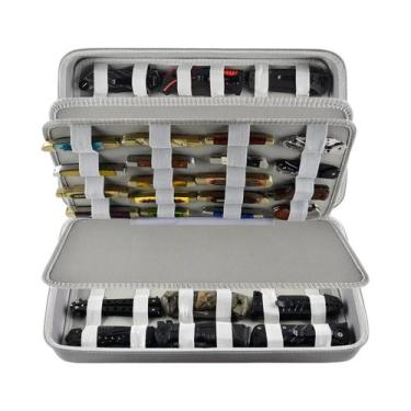 Imagem de Estojo Organizador Dobrável Para 66+ Canivetes, Suporte Para Canivetes