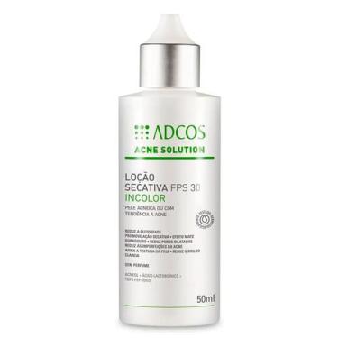 Imagem de Adcos Profissional Acne Solution Loção Secativa Fps 30 Incolor 50ml