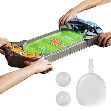 Imagem de pebolim | jogo pinball água spray para fãs futebol | tabuleiro futebol mesa resistentes a impactos para crianças e adultos Littryee