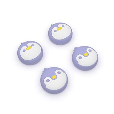 Imagem de PlayVital Tampas de Joystick Penguin para Nintendo Switch, Tampas de Polegar para Switch Lite, Capa Analógica para Switch OLED Joycon Tampas de Punho de Polegar para Switch & Switch Lite & Switch OLED – Violeta Claro