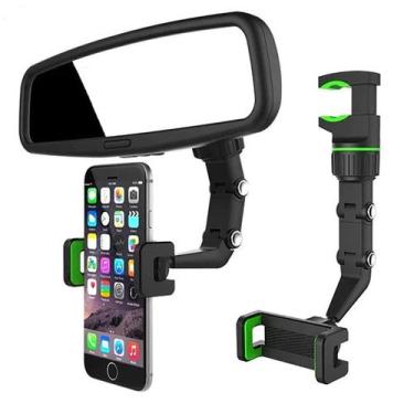 Imagem de Suporte Para Celular Universal Espelho Retrovisor Carro - Suportew
