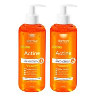 Imagem de Darrow Actine Vitamina C Kit - Gel de Limpeza Facial com 2 Unidades, K