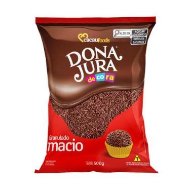 Imagem de Granulado Macio Chocolate Bag 500g Dona jura - CACAU FOODS