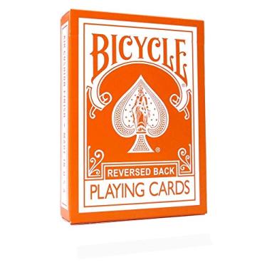 Imagem de Magic Makers Orange Playing Cards Bicycle Deck
