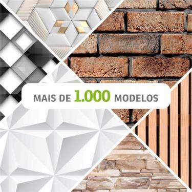 Imagem de Papel De Parede Adesivo Lavável Tijolo Tijolinho Rústico Marrom Rolo 3