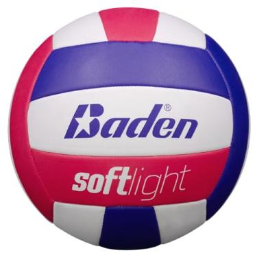 Imagem de Baden | Softlight VXT1 | Capa FlexFoam sem picadas | Voleibol de treinamento leve para jovens | Jogadores jovens K-5 | Tamanho oficial 5 + 20% mais leve | Azul royal/rosa choque | Bola oficial da BYOP