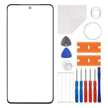 Imagem de E-yiiviil Substituição do digitalizador de lente de vidro frontal com conector compatível com OnePlus 12R 1+12R CPH2609 CPH2585 6,7 polegadas com ferramentas (não tela LCD)