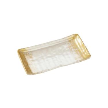 Imagem de Prato retangular de restaurante de churrasco, imitação de porcelana hot pot prato de acompanhamento-WXP086