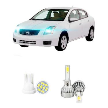 Imagem de Lampada Led Farol Alto Nissan Sentra 2007 A 2011 20000lm - V10, Branco